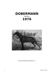 Rekisteri 1976 - Suomen Dobermannyhdistys