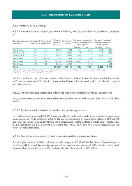 Versione integrale - Gruppo Banca Carige