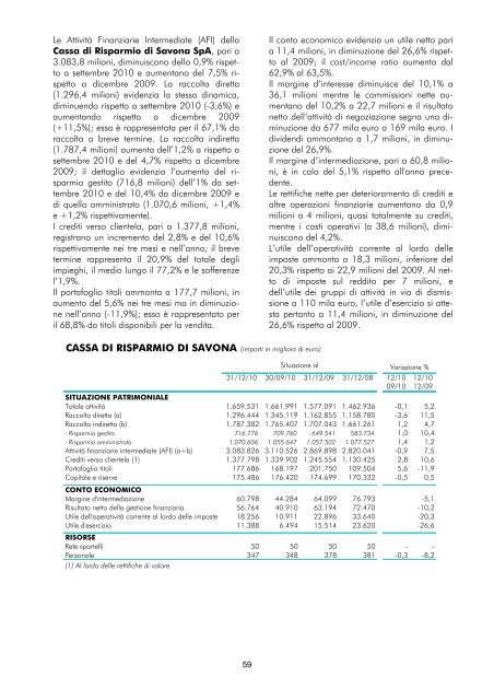 Versione integrale - Gruppo Banca Carige