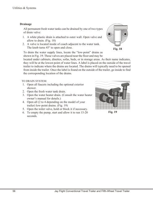 Read all instructions in this manual and component part - Jayco