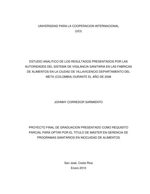 invima - Universidad para la CooperaciÃ³n Internacional