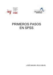 Primeros pasos en SPSS - UNED