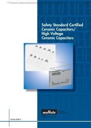 Safety Standard Certified Ceramic Capacitors/High Voltage ... - Murata