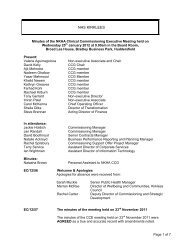 CKWCB-12-68 NKHA CCE Minutes 25 Jan 2012 ... - NHS Kirklees