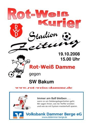 Saison 2008 / 2009 - Rot Weiss Damme
