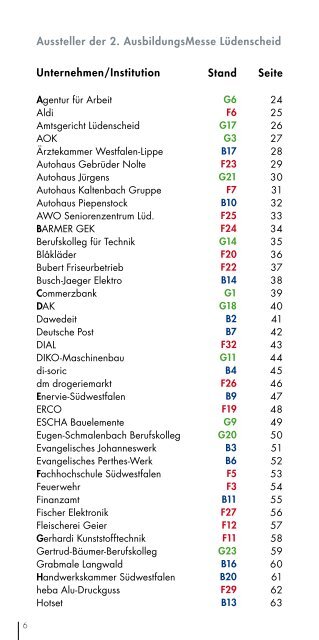 Nähere Informationen unter - Stadt Lüdenscheid