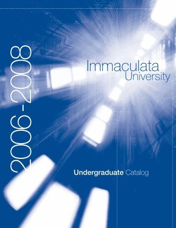 8529 Cat.qxd - Immaculata University