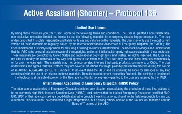 Active Assailant (Shooter) – Protocol 136 Active Assailant (Shooter ...