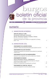 iii. administraciÃ³n local - BoletÃ­n Oficial de la Provincia de Burgos