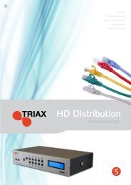 HD Distribution - Triax