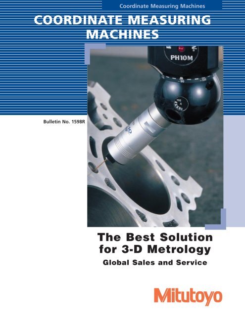 coordinate measuring machines - Mitutoyo America Corporation