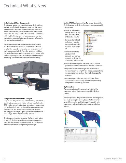 Autodesk Inventor 2010 What's New - Autodesk Inventor Wizard