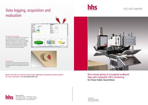 Data logging, acquisition and evaluation - hhs-systems.de - Baumer ...