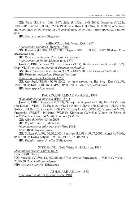 Vsebina / Content (.pdf) - Prirodoslovni muzej Slovenije