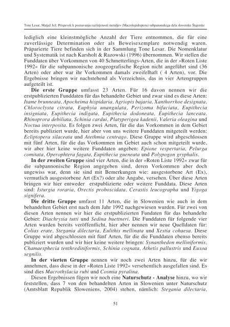 Vsebina / Content (.pdf) - Prirodoslovni muzej Slovenije