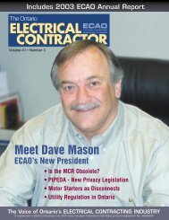 contractor - Electrical Contractors Association of Ontario