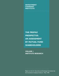 The Profile Prospectus: An Assessment By Mutual Fund - Investment ...