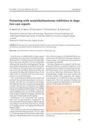 Poisoning with acetylcholinesterase inhibitors in dogs: two case ...