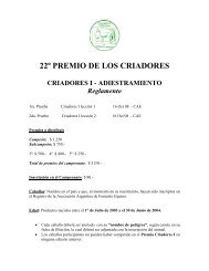 Reglamento Criadores I - Adiestramiento - Asociación Argentina de ...