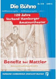 Bühne 2013.2_Nr.519 - Verband Hamburger Amateurtheater eV