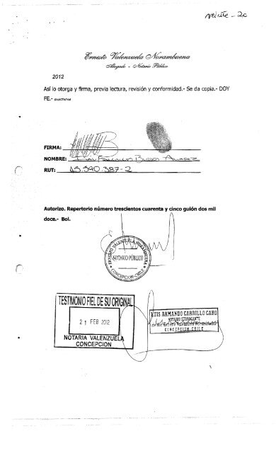 Rol 22-2012 - Tribunal Calificador de Elecciones