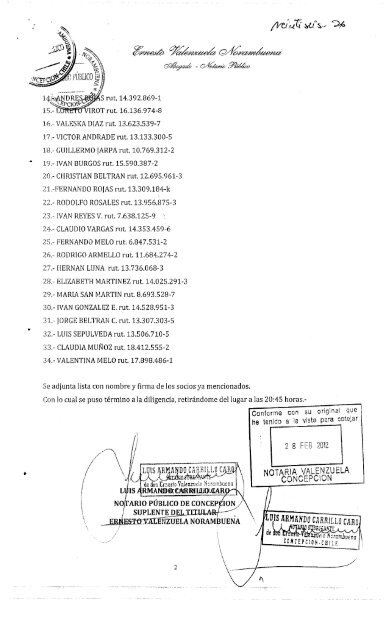 Rol 22-2012 - Tribunal Calificador de Elecciones