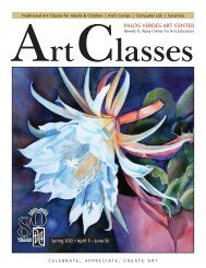 Traditional Art Classes for Adults & Children - Palos Verdes Art Center