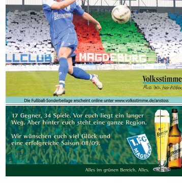 Fußballsaison 2008/09 - Volksstimme