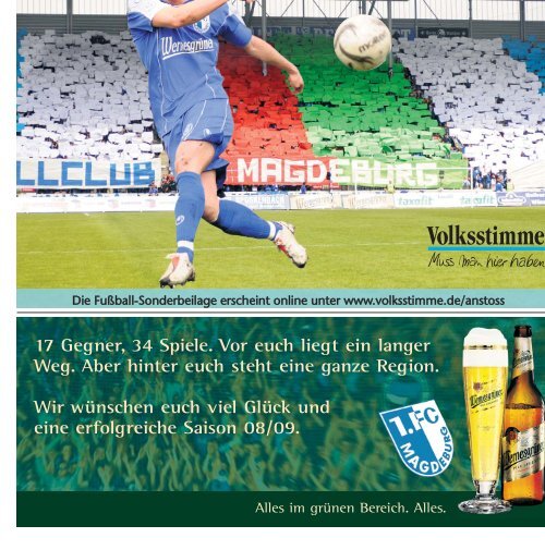 Fußballsaison 2008/09 - Volksstimme