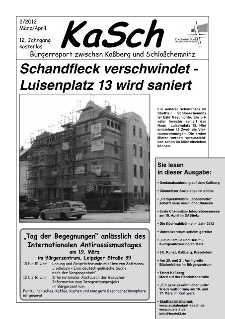 Schandfleck verschwindet - Luisenplatz 13 wird saniert