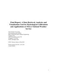 Final Report: A Data Retrieval, Analysis, and Visualization ... - COMET