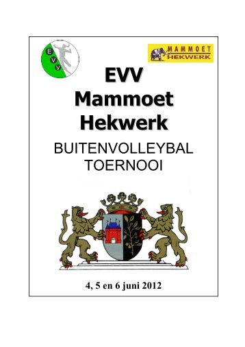 evv - mammoet hekwerk buitenvolleybaltoernooi