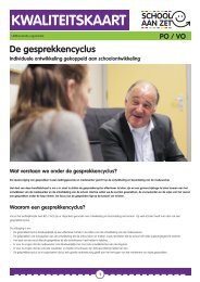 1 MB Kwaliteitskaart Gesprekkencyclus - School aan Zet