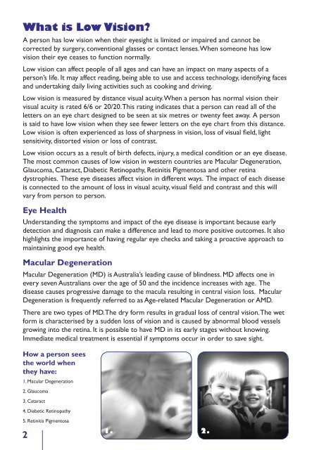 Family, Friend and Carer - A Guide - Macular Degeneration ...