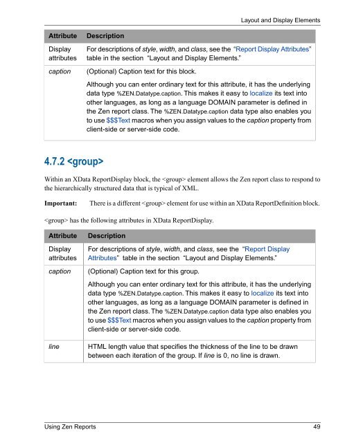 Using Zen Reports - InterSystems Documentation