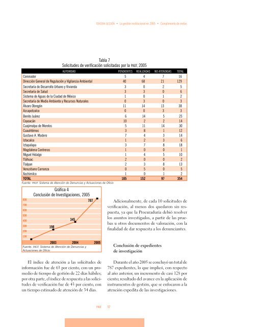 Tercera secciÃ³n - PAOT