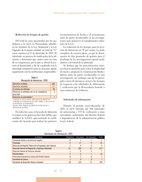 Tercera secciÃ³n - PAOT