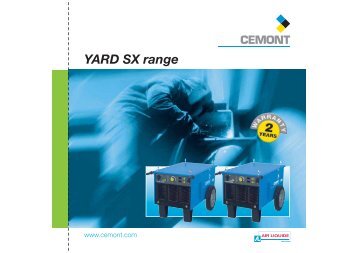 YARD SX range - Cemont