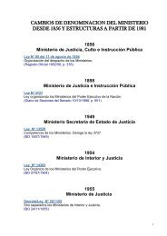 Organigrama - Ministerio de Justicia y Derechos Humanos