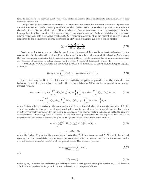 coulomb excitation data analysis codes; gosia 2007 - Physics and ...