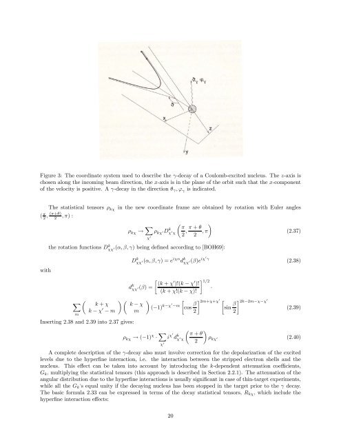 coulomb excitation data analysis codes; gosia 2007 - Physics and ...