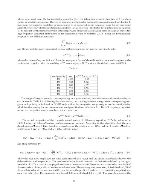 coulomb excitation data analysis codes; gosia 2007 - Physics and ...