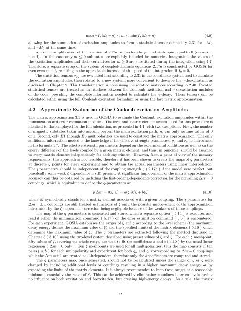 coulomb excitation data analysis codes; gosia 2007 - Physics and ...