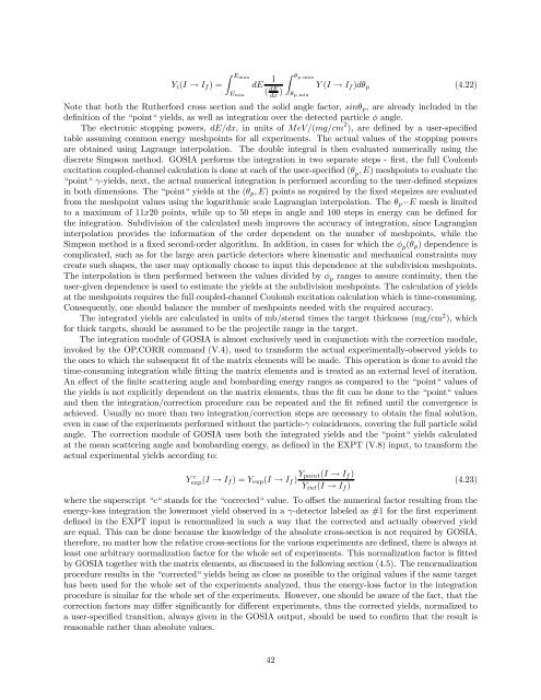 coulomb excitation data analysis codes; gosia 2007 - Physics and ...