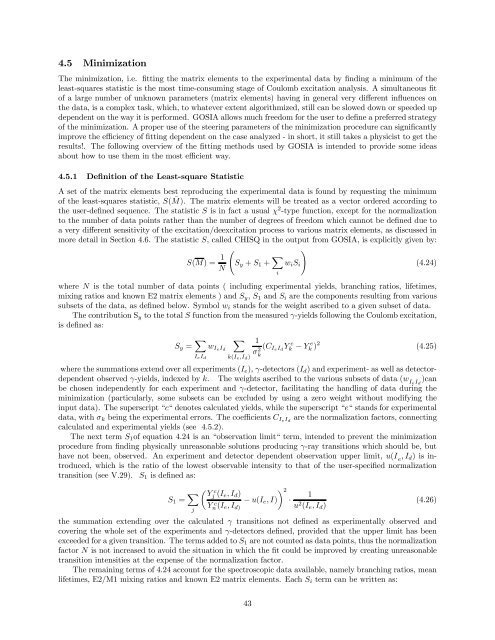 coulomb excitation data analysis codes; gosia 2007 - Physics and ...