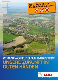 verantwortung für bargstedt unsere zukunft in guten händen