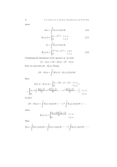 FOR DIFFERENTIAL EQUATIONS OF FRACTIONAL ORDER