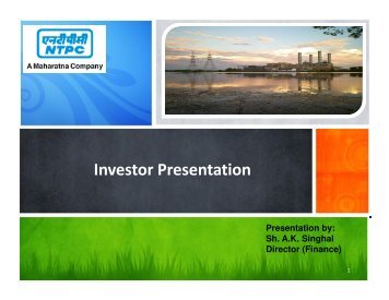 Investor Presentation - Ntpc