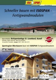 Schneller bauen mit ISOSPAN - Fertigwandmodulen Bauvorhaben