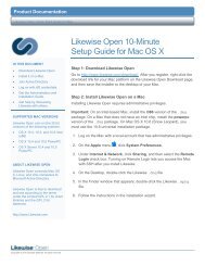 Likewise Open 6.1 Quick Start Guide for Mac - Purple Rage